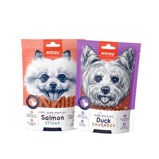 Bánh Thưởng Cho Chó Thịt Sấy Wanpy 100g