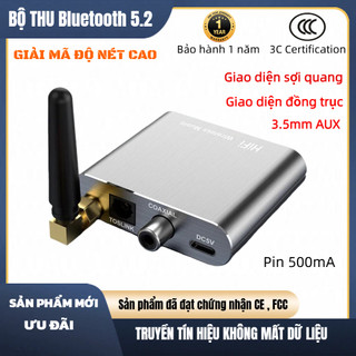 D300 Bộ thu Bluetooth lossless Hỗ trợ cáp quang và cáp đồng trục Hỗ trợ APTX-HD Pin 500mA Bảo hành 1 năm