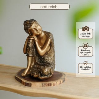  Tượng Phật An Nhiên Màu Đồng Cao 30cm Tượng Phật Vô Ưu Nhà Mình Tượng Phật Trang Trí Nhà Cửa 