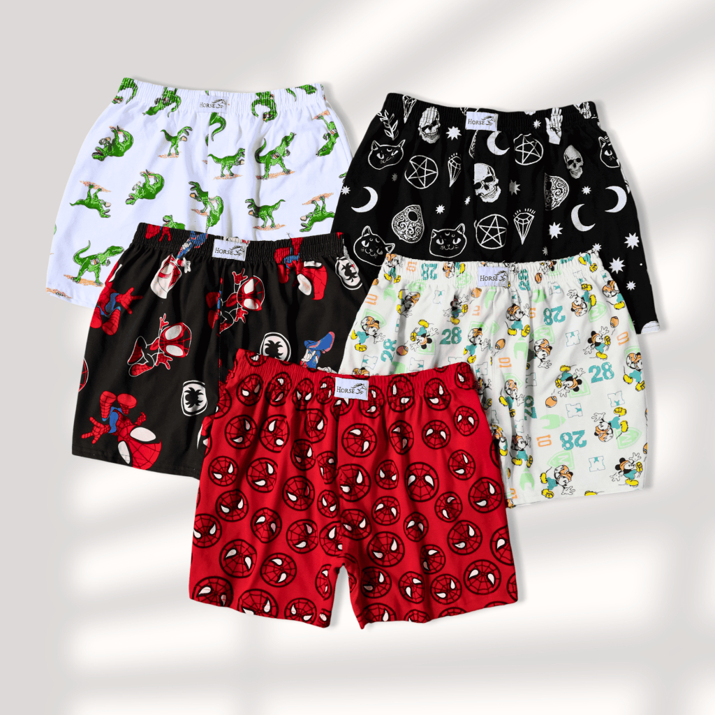 Quần Đùi Nam Nữ HORSE Cao Cấp Vải Cotton – Quần Mặc Ngủ, Mặc Nhà Cực Mát, Co Giãn Êm Dịu