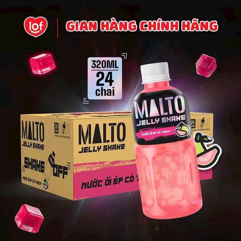 Nước Ép Có Thạch Malto Thùng 24 Chai 320 ml