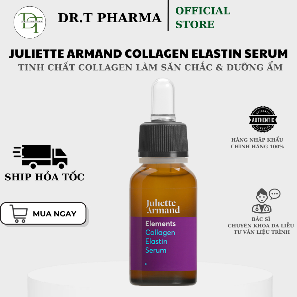 [HANG CÔNG TY] Tinh chất Collagen & Elastin làm săn chắc da Juliette Armand Collagen Elastin Serum
