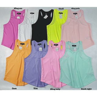  ÁO TANK LƯỚI MÈ F21 TẬP GYM KIỂU 3 LỖ MẶC NHẸ THOÁNG MÁT 