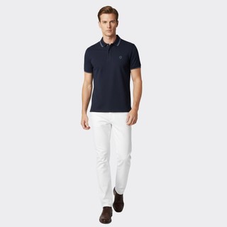 Áo Elite Polo Nam Xanh Aristino Slim Fit APS072S3EC áo siêu mỏng nhẹ, bề mặt vải trơn bóng, màu sắc sắc nét