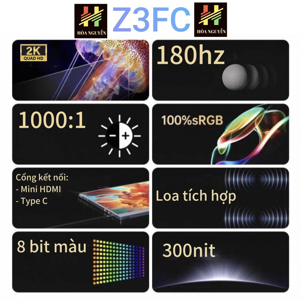 Màn di động chính hãng ARZOPA Z1C, Z1FC, Z1RC , Z3FC BH 1 năm | BigBuy360 - bigbuy360.vn