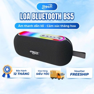  Loa bluetooth 5TECH BS5 chính hãng loa di động cầm tay công suất lớn pin trâu nghe nhạc cực hay 