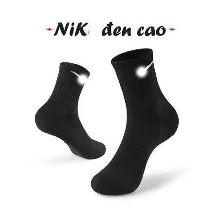 COMBO 5,10 ĐÔI Tất vớ NI.KE Trắng Đen Nam Nữ Cổ Cao ,Cổ Trung ,Cổ Ngắn vớ dệt kim phong cách Thể thao Thoáng khí, UNISEX | BigBuy360 - bigbuy360.vn