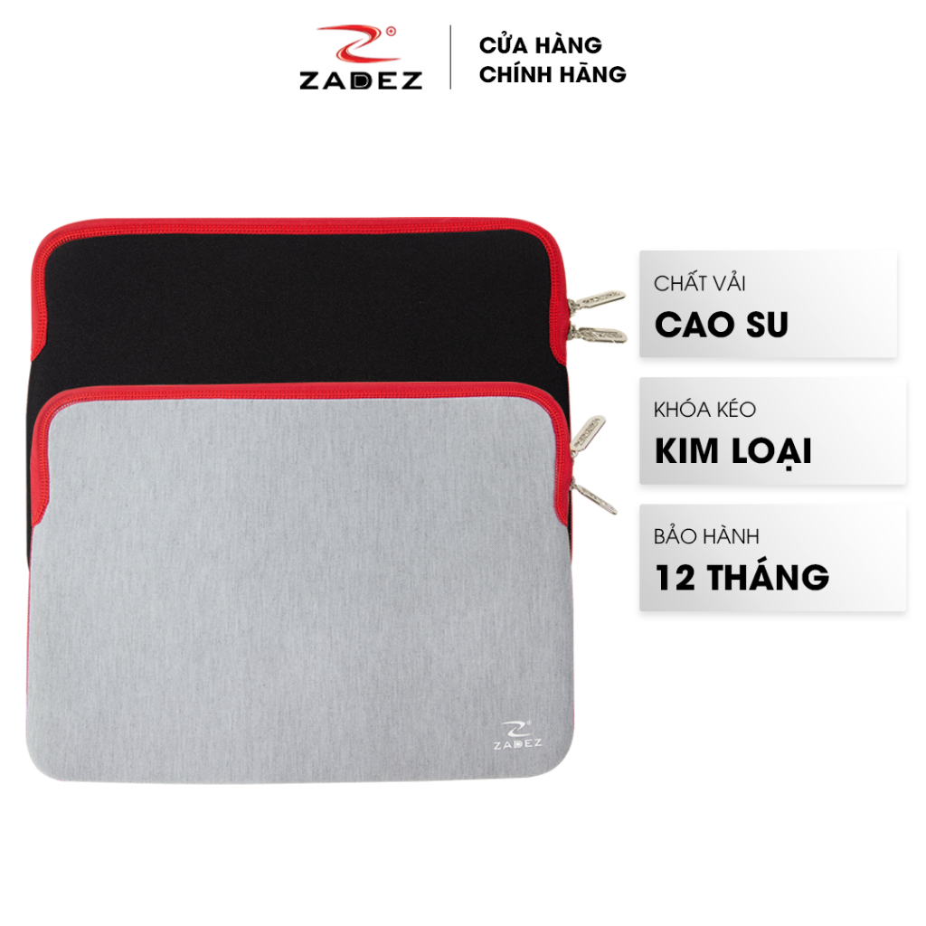 Túi chống sốc Laptop ZADEZ ZLC-810 Series – 13.3/14/15.6 Inches, vải Cao su bền, chống trầy xước