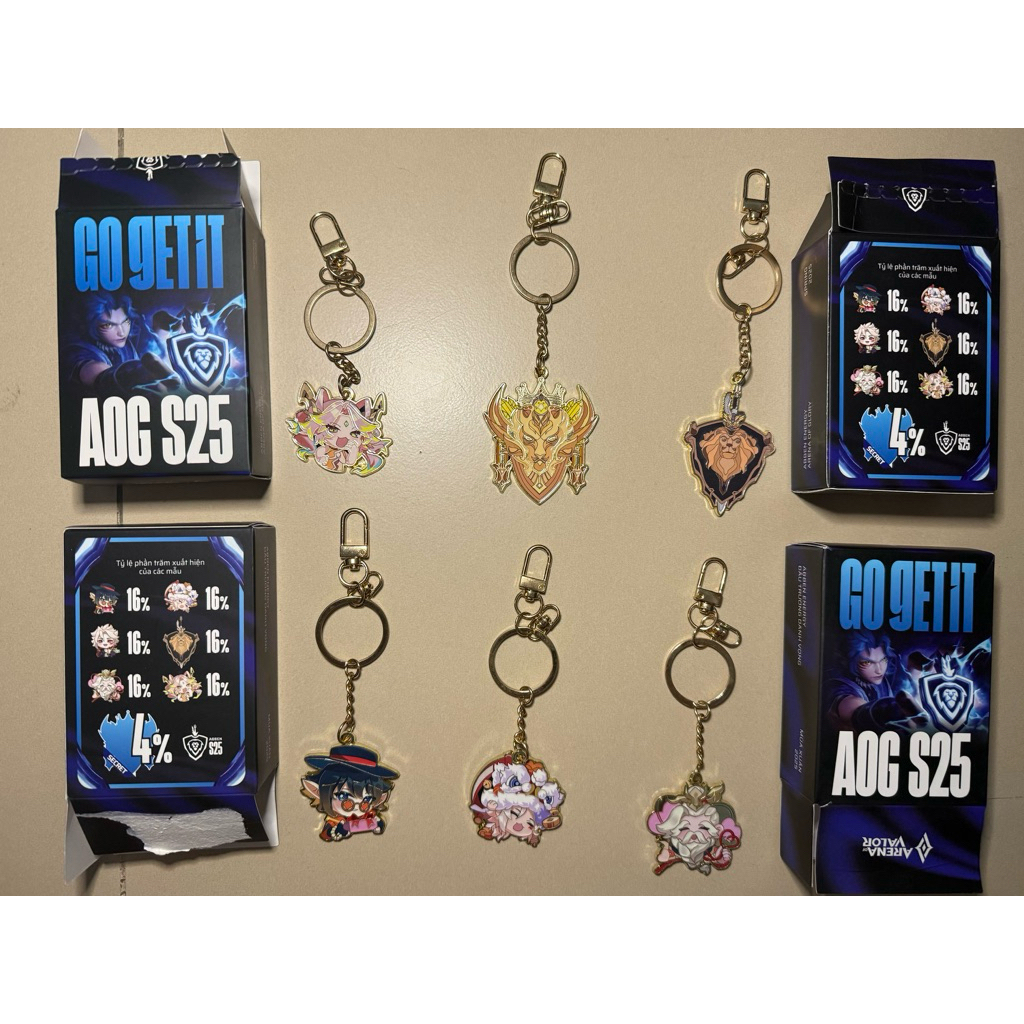 Móc Khoá Liên Quân Mobile AOG S25 Go Get It by Garena