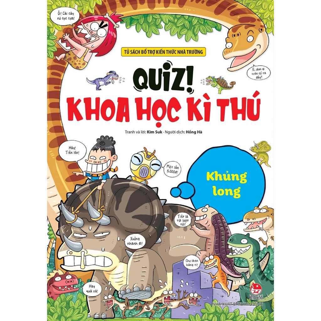 Sách - Quiz Khoa Học Kì Thú: Khủng Long