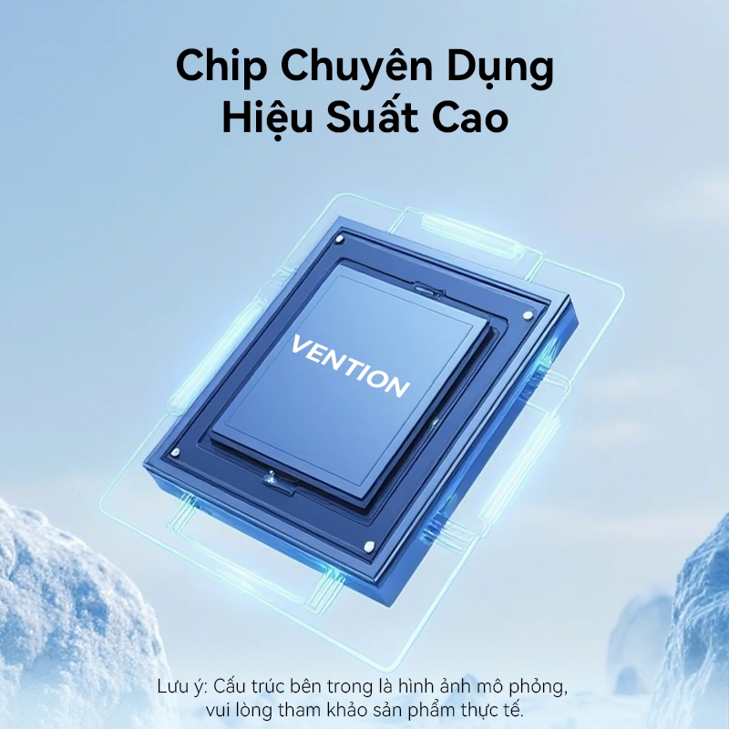 Hub chuyển đổi Vention 5-in-1 HDMI 4K, Sạc Nhanh PD 100W, USB 3.0 5Gbps, Dock Type-C Cho MatBook Laptop | BigBuy360 - bigbuy360.vn