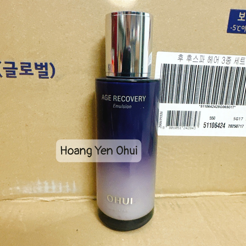 [MẪU MỚI] Sữa dưỡng Ohui Tím 140ml - Ohui Age Recovery Emulsion