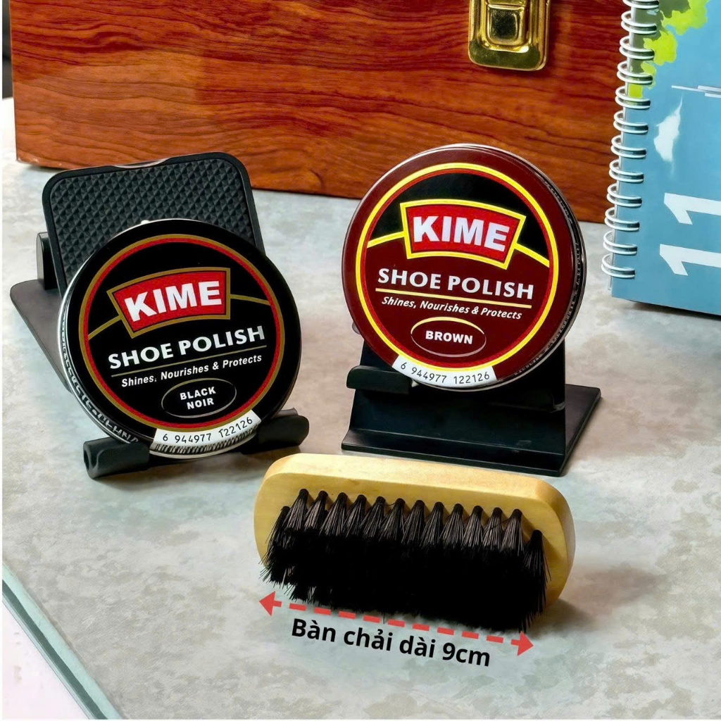 Si đánh giày, si đánh bóng giày da màu nâu và đen