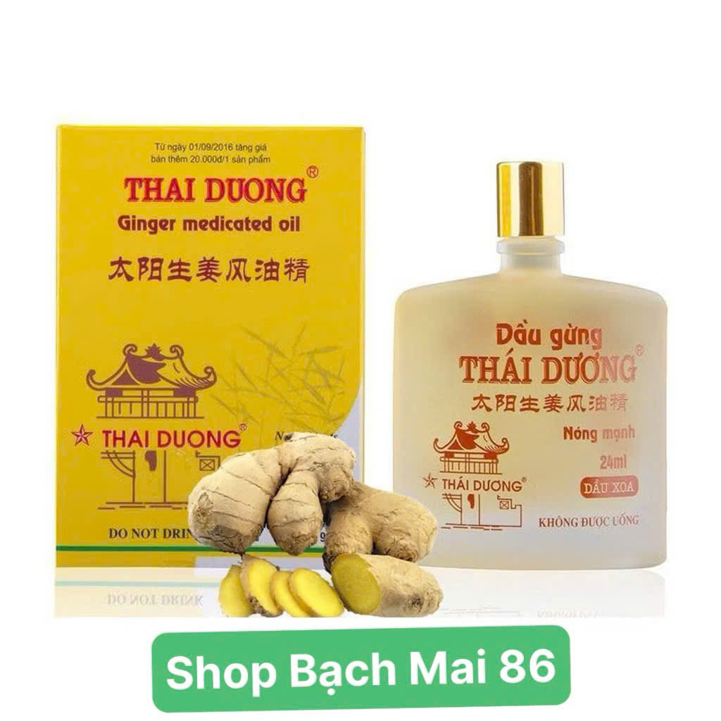 Dầu Gừng Thái Dương Chai 6ml và 24ml