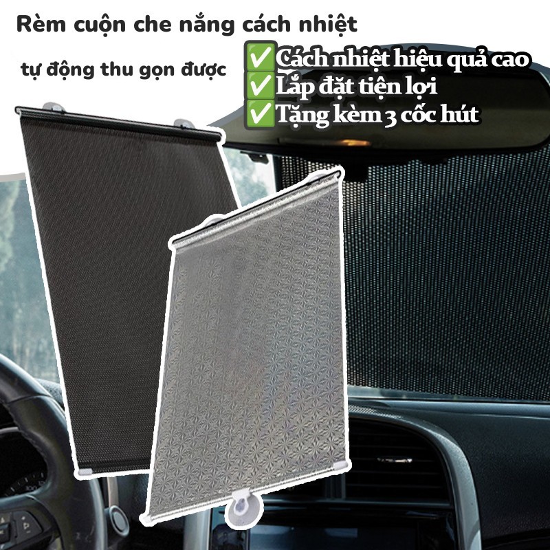 [HCM]Rèm Cửa Che Nắng Đa Năng Dùng Che Cửa Kính Phòng, Màn Cửa Xe Ô Tô Tặng Kèm 3 Miếng Hít Dính Tường-Goodtime