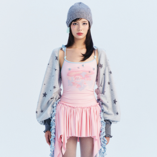 Áo khoác kiểu hoạ tiết ngôi sao MANGATA (FW18 - RINARA JACKET)