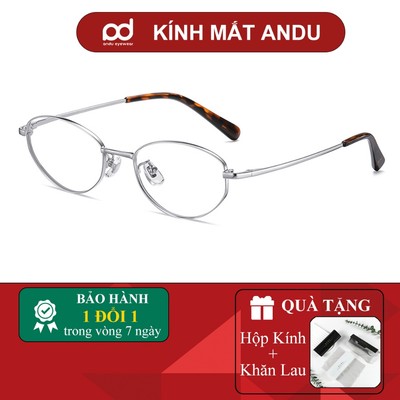Gọng kính cận thời trang nữ ANDU dáng oval siêu nhẹ, phong cách thời trang Hàn Quốc - 36016