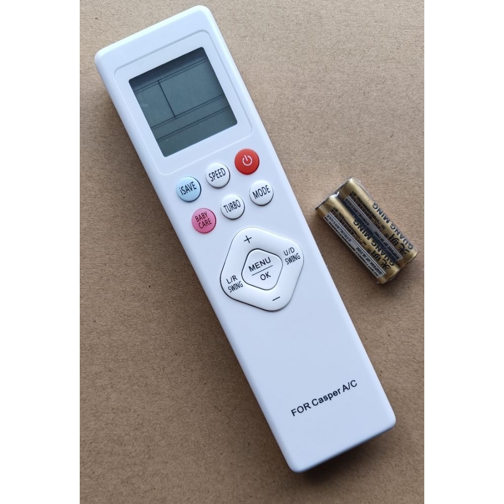 REMOTE MÁY LẠNH CASPER NÚT ISAVE DÙNG CHO MODEL MÁY QC-09IS36; QC-12IS36