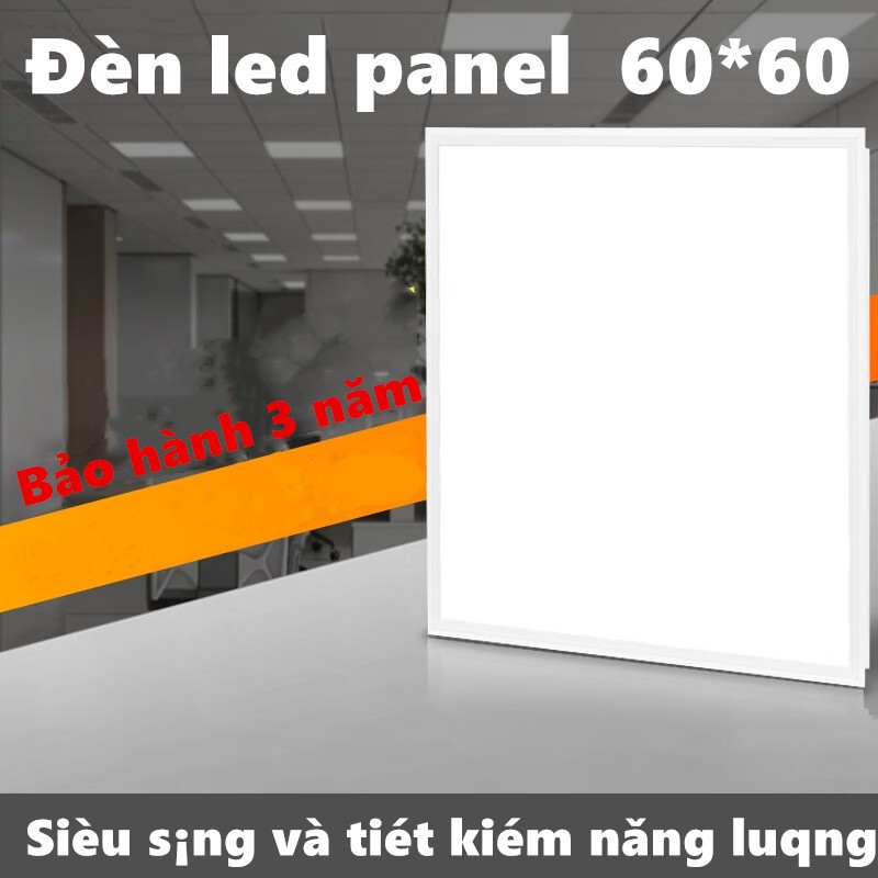 Đèn led panel âm trần 600x600 mm , siêu sáng, tiết kiệm điện ,Đèn Panel 60x60 cm thả trần, ánh sáng 