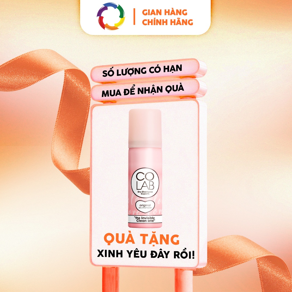 [QUÀ TẶNG] Dầu gội khô Colab Original 50ml