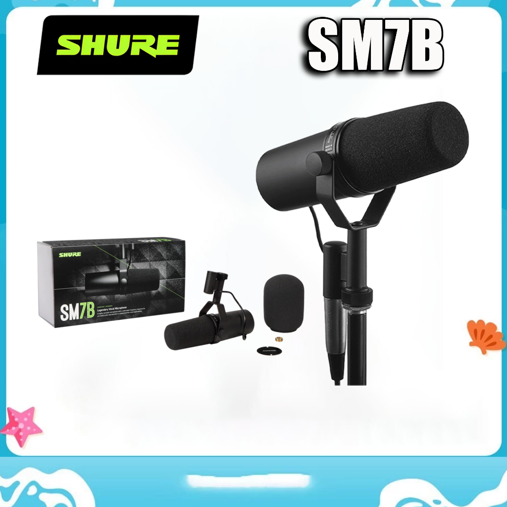 Shure SM7B micro ngưng tụ chuyên nghiệp micro drynamic cho videoke studio podcast vlog