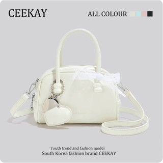  🌼Có Sẵn🌼 Túi Xách Nữ CEEKAY   Full Hộp+Túi   kèm Charm trái tim da đẹp quai xách dây đeo vai chéo thời trang quà tặng 