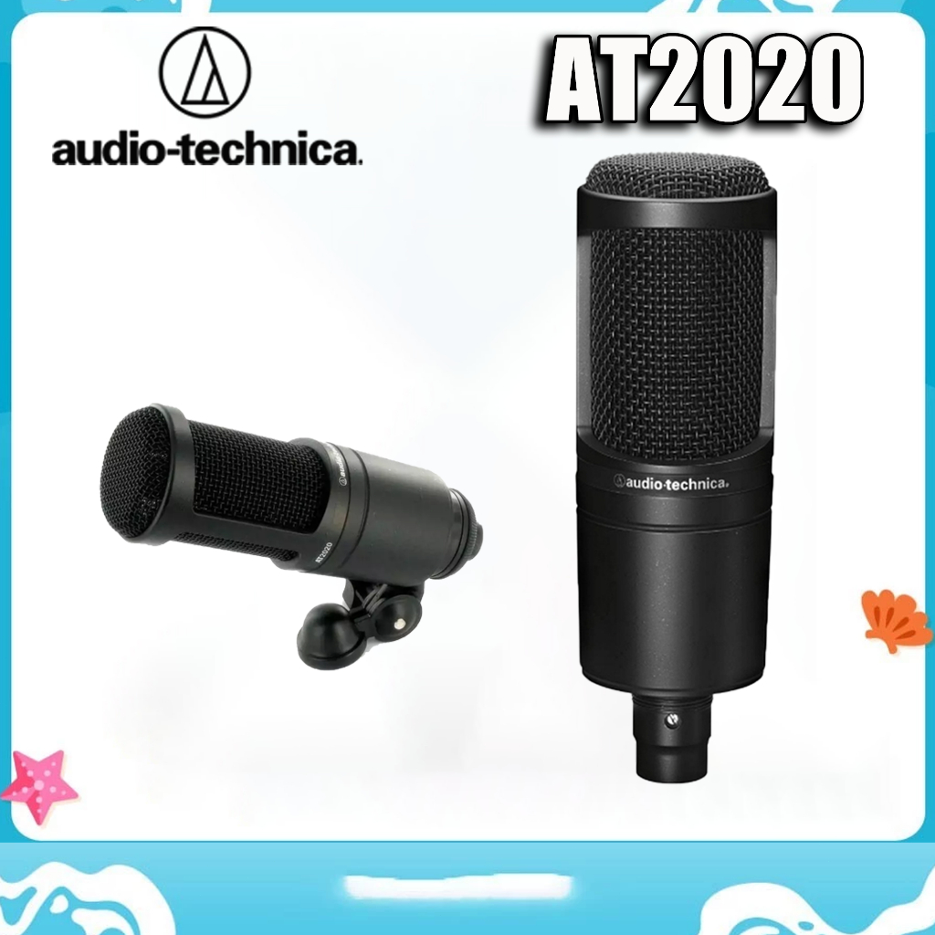 Micrô ngưng tụ Cardioid Audio-Technica AT2020 Trọn bộ