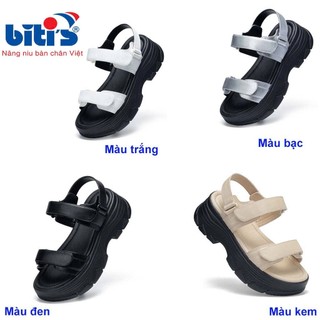  Dép Sandal Biti's Nữ Bốn Màu BPW006700TRG BPW006700DEN,BPW006700KEM BPW006700BAC   Trắng Đen Kem Bạc  