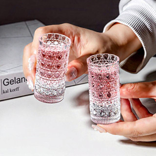  Set 6 ly uống rượu thủy tinh cao cấp Ly uống Rượu đế dày dung tích 20ml 