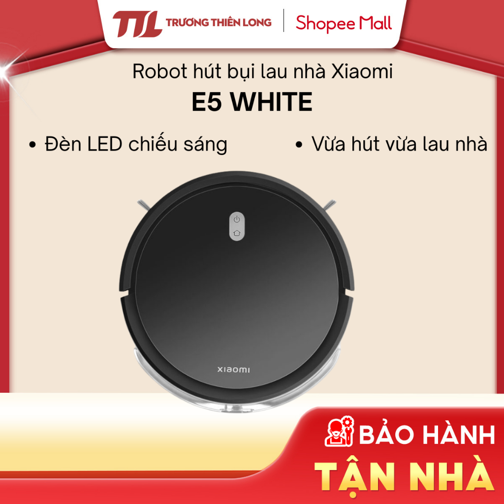 E5 BLACK - Robot Hút Bụi Xiaomi E5 Black [TOÀN QUỐC]