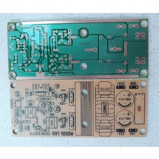5 pcb mạch công suất class d 1200w ir2153dip, v8