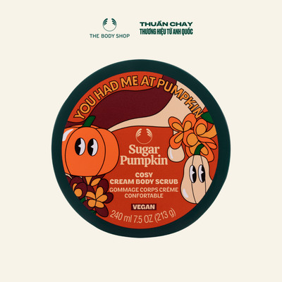 [Độc Quyền Online] Tẩy Tế Bào Chết Hương Bí Ngô Sugar Pumpkin Body Scrub 200ml The Body Shop