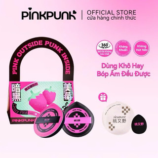   HOẢ TỐC PINK PUNK  Pink Punk Set 3 Bông mút trang điểm tán kem mềm mại không hút nền 