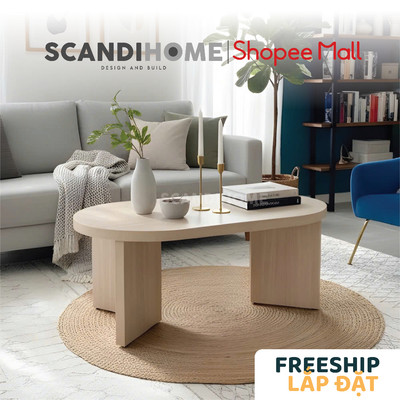 RAYA,  Bàn cà phê, Bàn trà, Bàn sofa phòng khách DEK_200, 90x50x40cm, bàn trà Scandi Home
