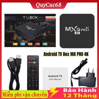  Android TV Box MXQ PRO 4K bản 8G+128GB Tiếng Việt Wifi 5G Android 11.1 Đã cài sãn 300 kênh YouTube Chorme...vv 