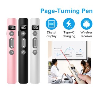 Bút Trình Chiếu, Bút chỉ điểm không dây, Điều khiển 2 Màn Hình/Pin Sạc/Xa 100m,Nút Ấn Nhạy