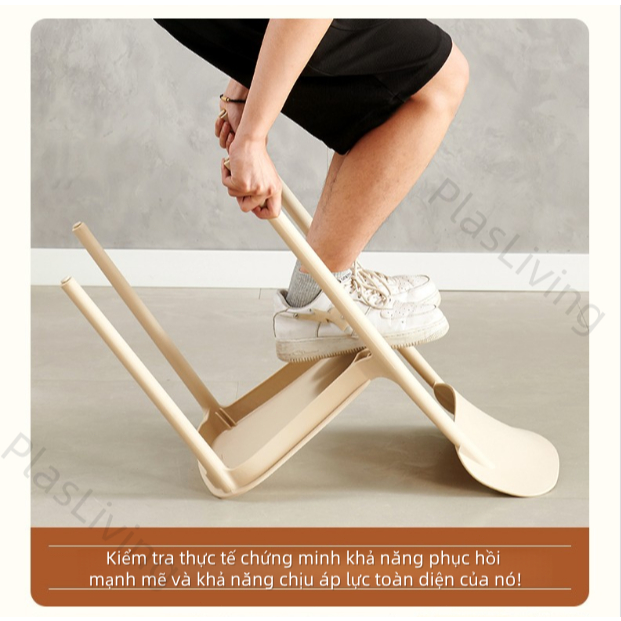 Plas Ghế nhựa một mảnh  Quán Cafe Nhà Hàng Ngoài Trời Thiết kế đẹp và đơn giản Chống bẩn | BigBuy360 - bigbuy360.vn