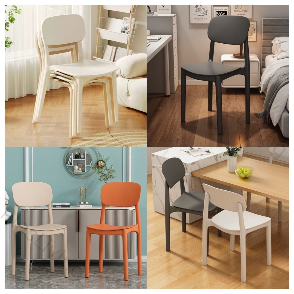 Plas Ghế nhựa một mảnh  Quán Cafe Nhà Hàng Ngoài Trời Thiết kế đẹp và đơn giản Chống bẩn | BigBuy360 - bigbuy360.vn