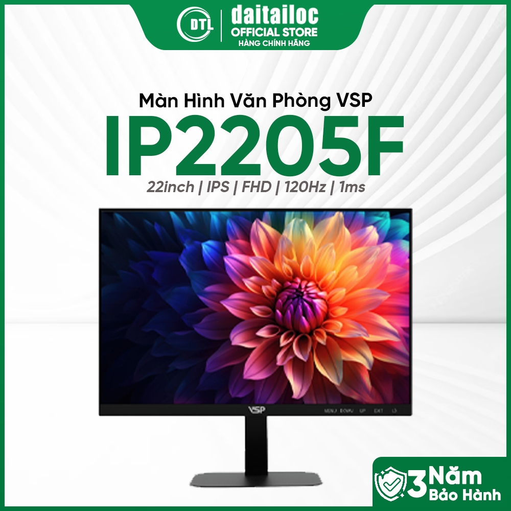 Màn Hình Văn Phòng VSP IP2205F 22inch FHD IPS 100Hz | Chính Hãng | Bảo hành 24 tháng