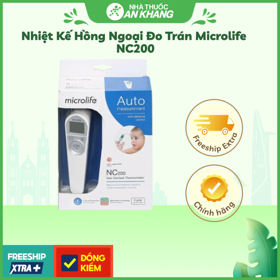 Nhiệt kế hồng ngoại đo trán Microlife NC200