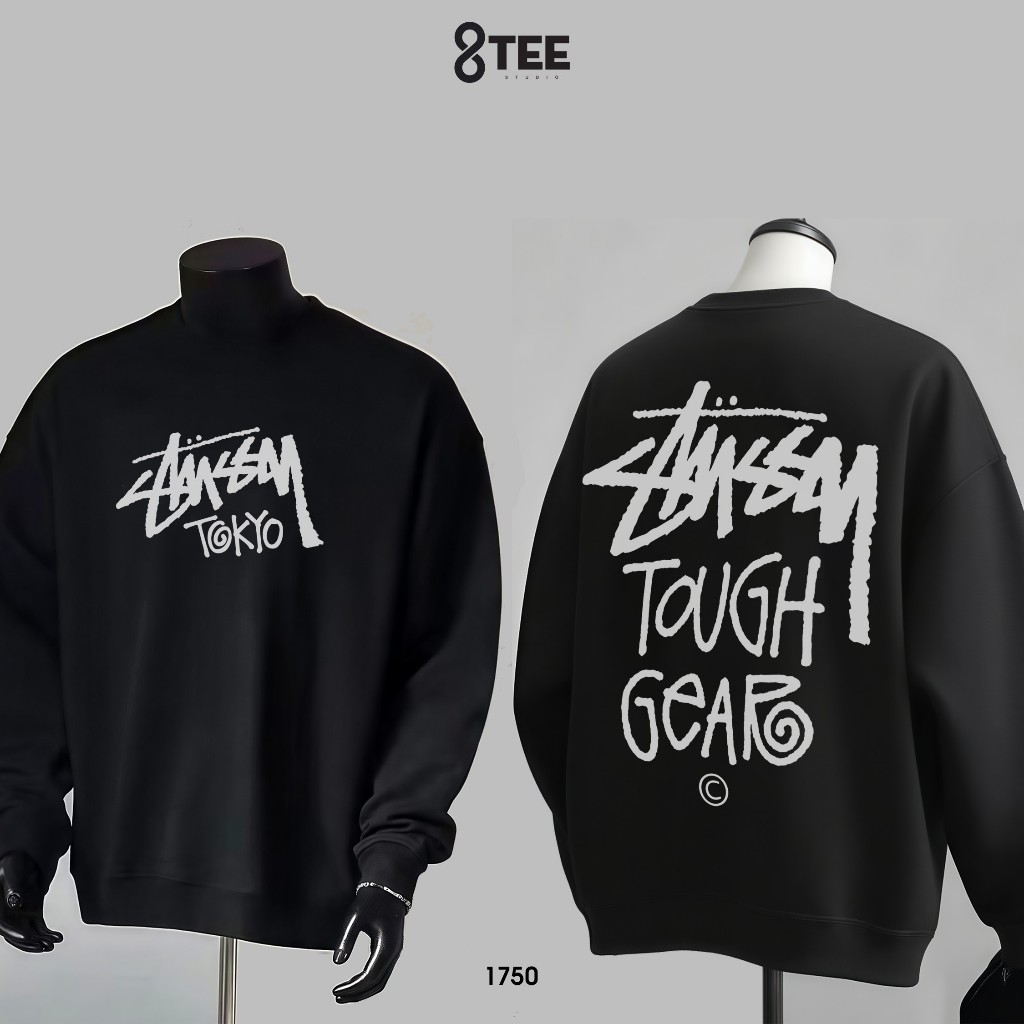 Áo Sweater Nỉ Bông Form Rộng 8Tee Studio | Mềm – Ấm – Dễ Phối | Unisex Nam Nữ Đi Học Đi Làm SW1750