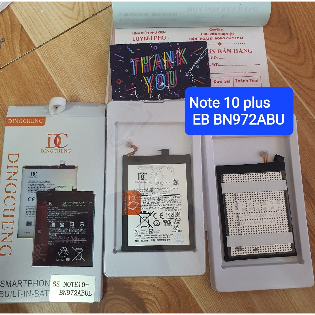 Pin samsung note 10 plus/ EB BN972ABU mới có bảo hành