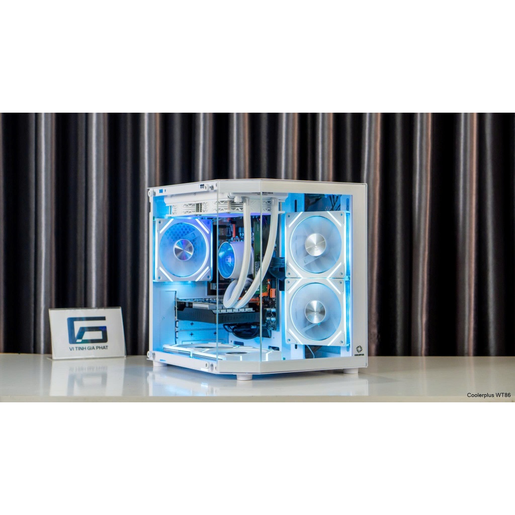 PC GAMING AMD Ryzen 5 5600X - RTX 3050 - NVME 512G - Ram 16G bể cá full led chiến game đỉnh cao