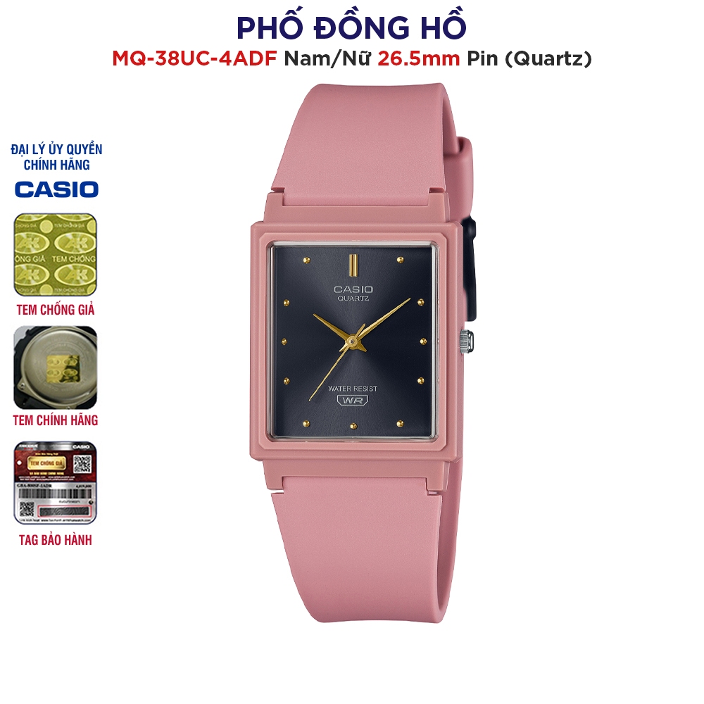 Đồng hồ unisex dây nhựa Casio Anh Khuê MQ-38UC-4ADF