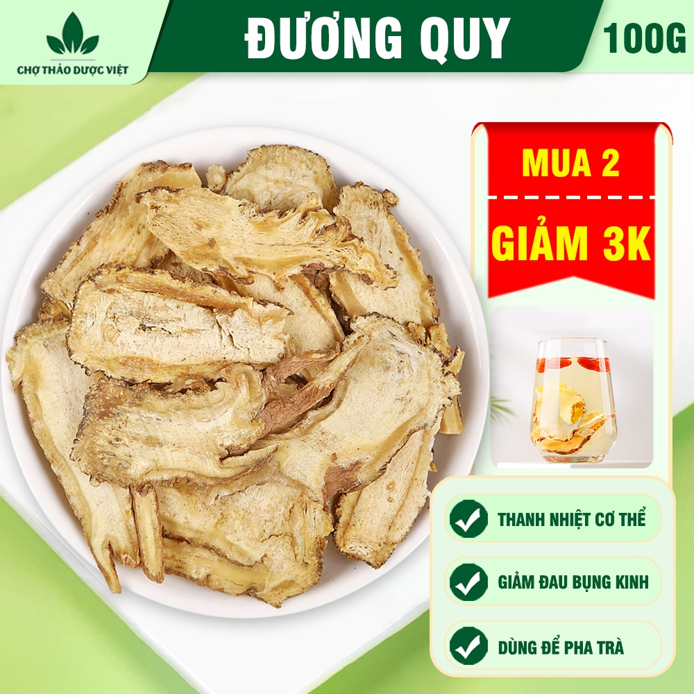  Đương quy 100g quy ngố thái lát mỏng khô trắng thơm - Chợ Thảo Dược Việt 
