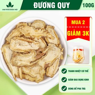  Đương quy 100g quy ngố thái lát mỏng khô trắng thơm - Chợ Thảo Dược Việt 