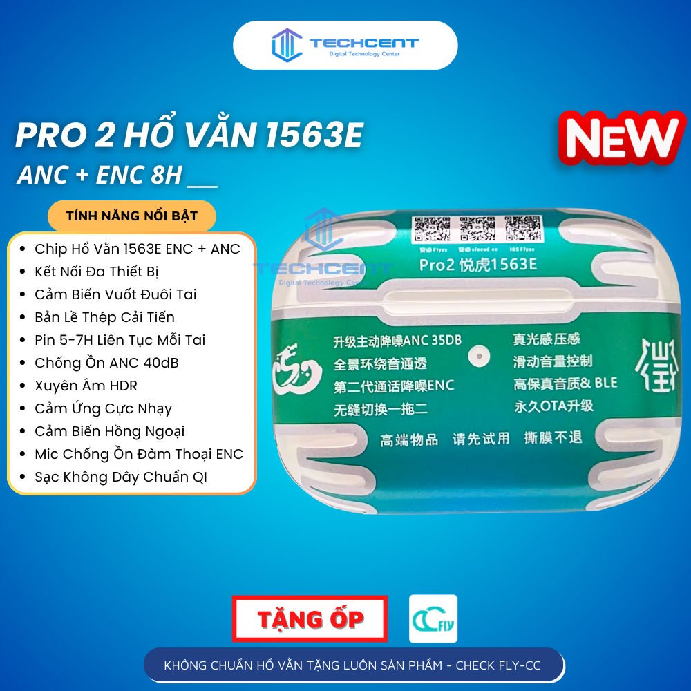 Tai Nghe Louda Hổ Vằn 1562F/ 1563E - Xuyên Âm HDR - Chống Ồn ANC Chủ Động