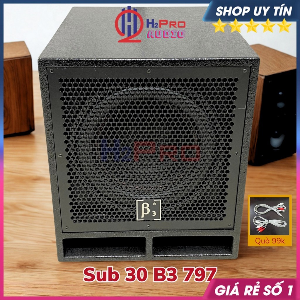 Loa Sub Điện Bass 30 B3 797 350W Siêu Trầm Cao Cấp Đánh Căng Ấm Tiếng Karaoke Gia Đình - H2Pro Audio