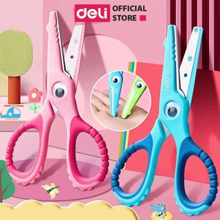 KÉO CẮT GIẤY THỦ CÔNG DELI 6071, THIẾT KẾ ĐẦU TRÒN AN TOÀN, DỄ SỬ DỤNG ĐỐI VỚI TRẺ NHỎ