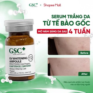  Serum phục hồi chuyên sâu từ tế bào gốc GSC GV Whitening Ampoule TR 8ml - Dưỡng trắng da chuẩn Hàn 